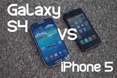 Samsung Galaxy S4 vs. iPhone 5 Drop Test 